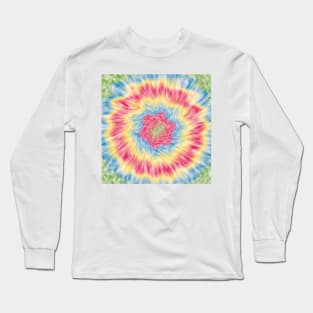 Pastel color tie dye Long Sleeve T-Shirt